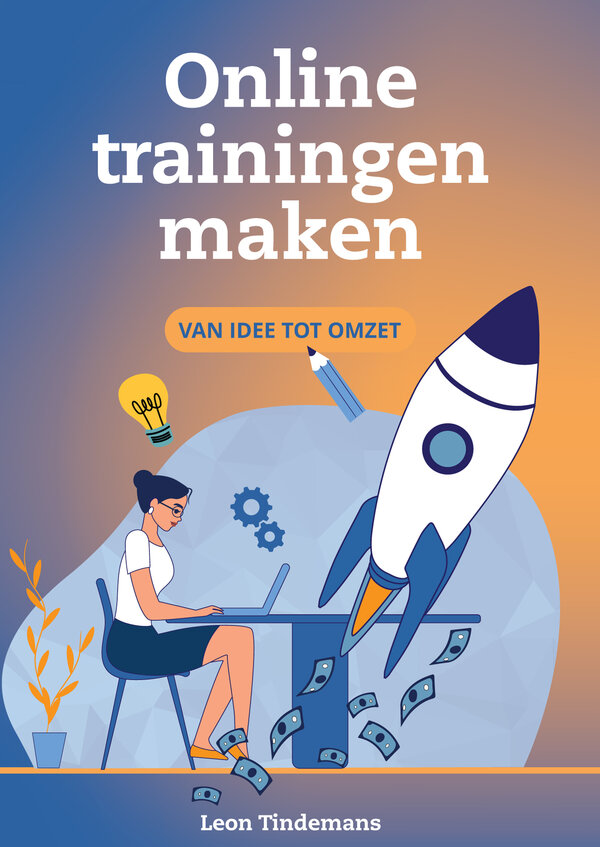 Cover van Online trainingen maken van Leon Tindemans